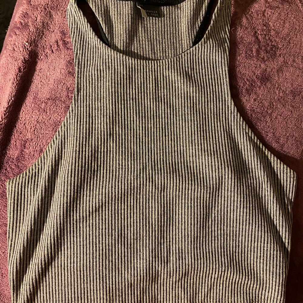 Sparkle and Fade Cropped Tank